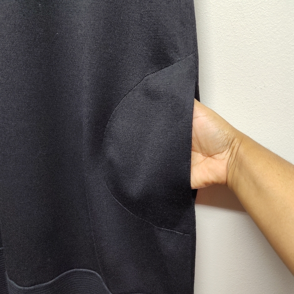 Buchanan Kang Mini Dress Women Size 6 Black Sleeveless Pockets Knee Length - Picture 3 of 8